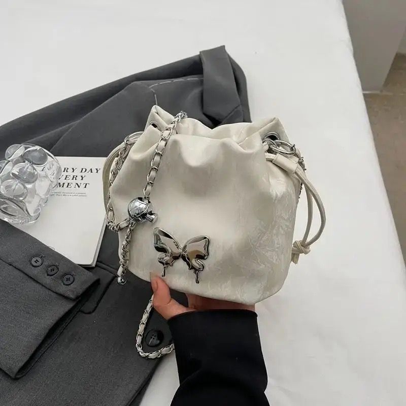 Designer Chain Crossbody Fashion Bucket Bag