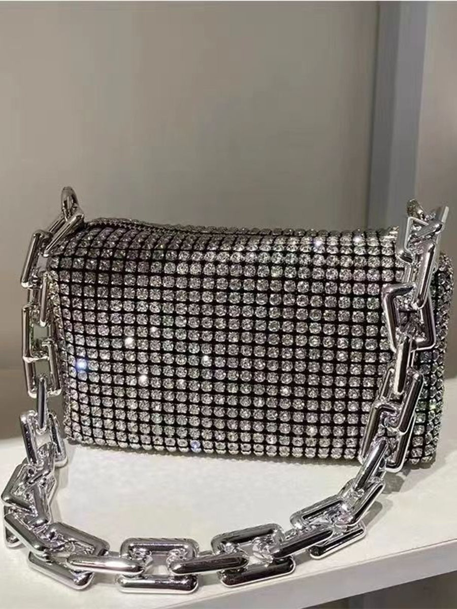 Fashion Diamond Bag Handheld Crossbody