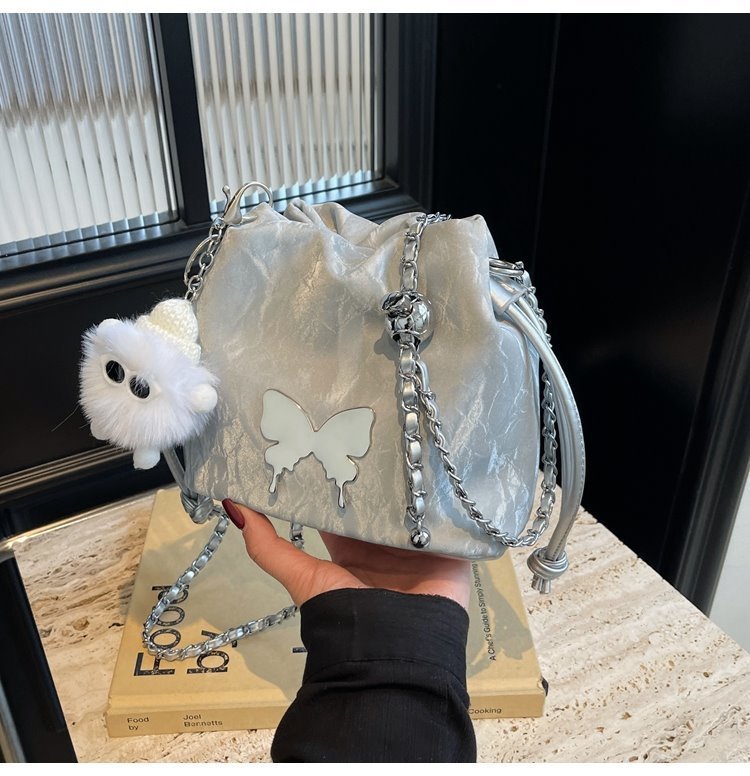 Designer Chain Crossbody Fashion Bucket Bag