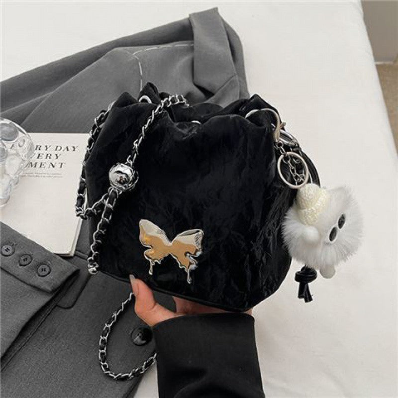 Designer Chain Crossbody Fashion Bucket Bag