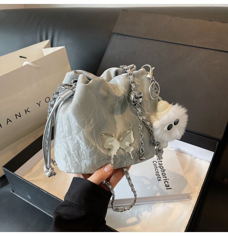 Designer Chain Crossbody Fashion Bucket Bag