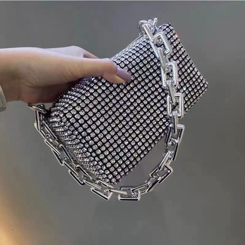 Fashion Diamond Bag Handheld Crossbody