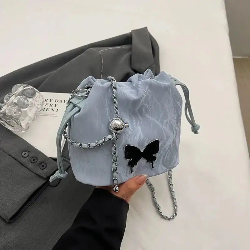 Designer Chain Crossbody Fashion Bucket Bag