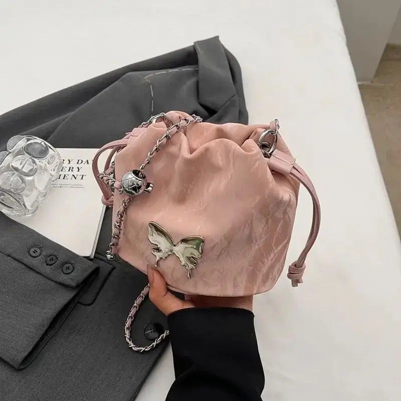 Designer Chain Crossbody Fashion Bucket Bag