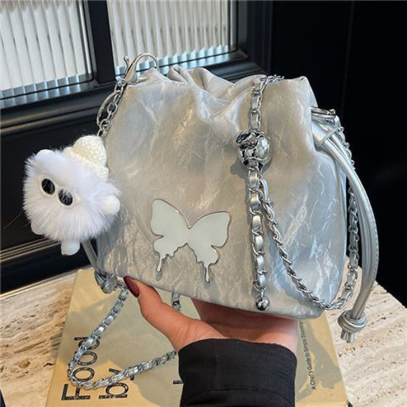 Designer Chain Crossbody Fashion Bucket Bag