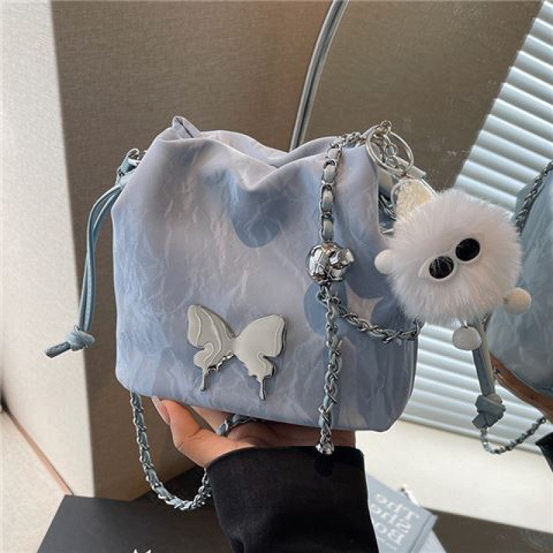 Designer Chain Crossbody Fashion Bucket Bag