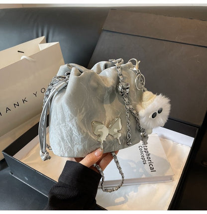 Designer Chain Crossbody Fashion Bucket Bag